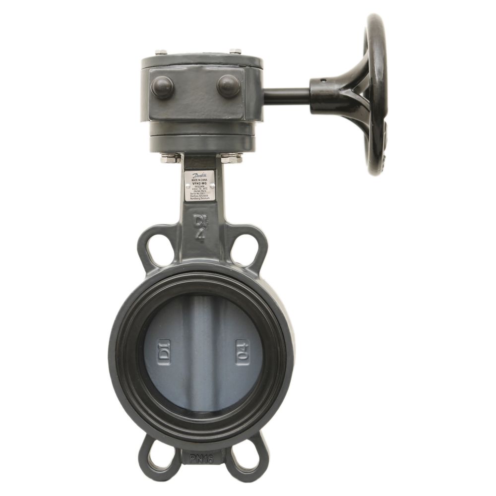 Danfoss Hand-Absperrklappe VFH2-WG, DN 300, PN 16, Kvs 7557m3/h, Zwischenflansch, Sch... DANFOSS-003Z2411 5710104522081 (Abb. 2)