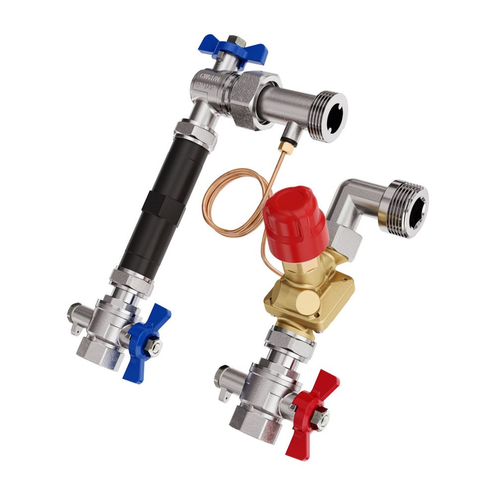 Danfoss Verbindungs-Set, vertikal, DN 25, für AB-PM Rohr G 1 1/4" A, Vert, G 1" A, No... DANFOSS-003Z1475 5702424222079 (Abb. 5)