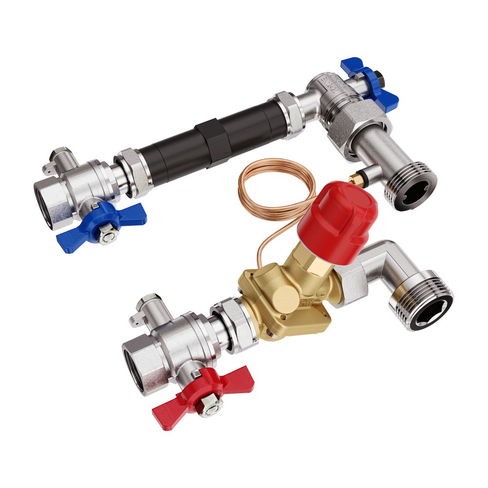 Danfoss Verbindungs-Set, vertikal, DN 25, für AB-PM Rohr G 1 1/4" A, Vert, G 1" A, No... DANFOSS-003Z1475 5702424222079 (Abb. 2)
