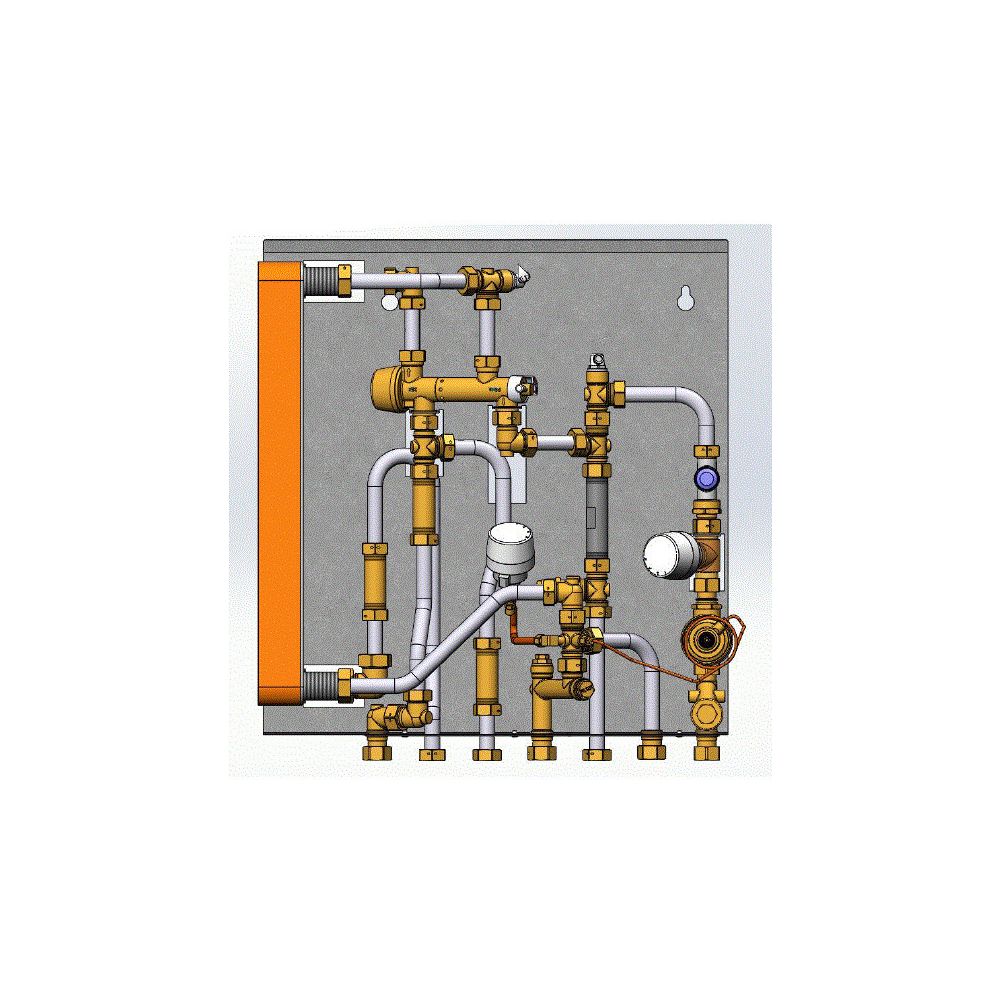 Danfoss Wohnungsstation AkvaVita MSS NT-Heizung, 58kW, 145B3032... DANFOSS-145B3032 5702424653767 (Abb. 7)