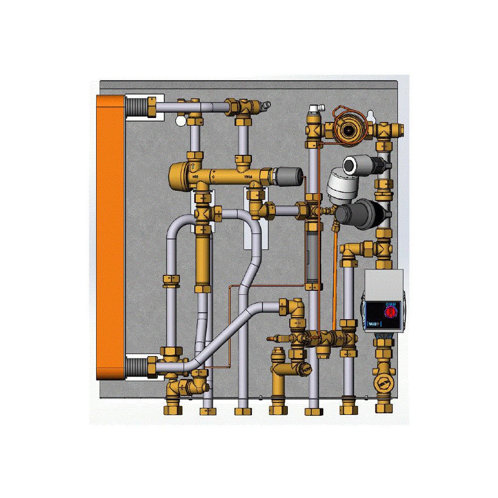 Danfoss Wohnungsstation AkvaLux MSS NT-Heizung, 78kW, 145B3033... DANFOSS-145B3033 5702424653774 (Abb. 4)