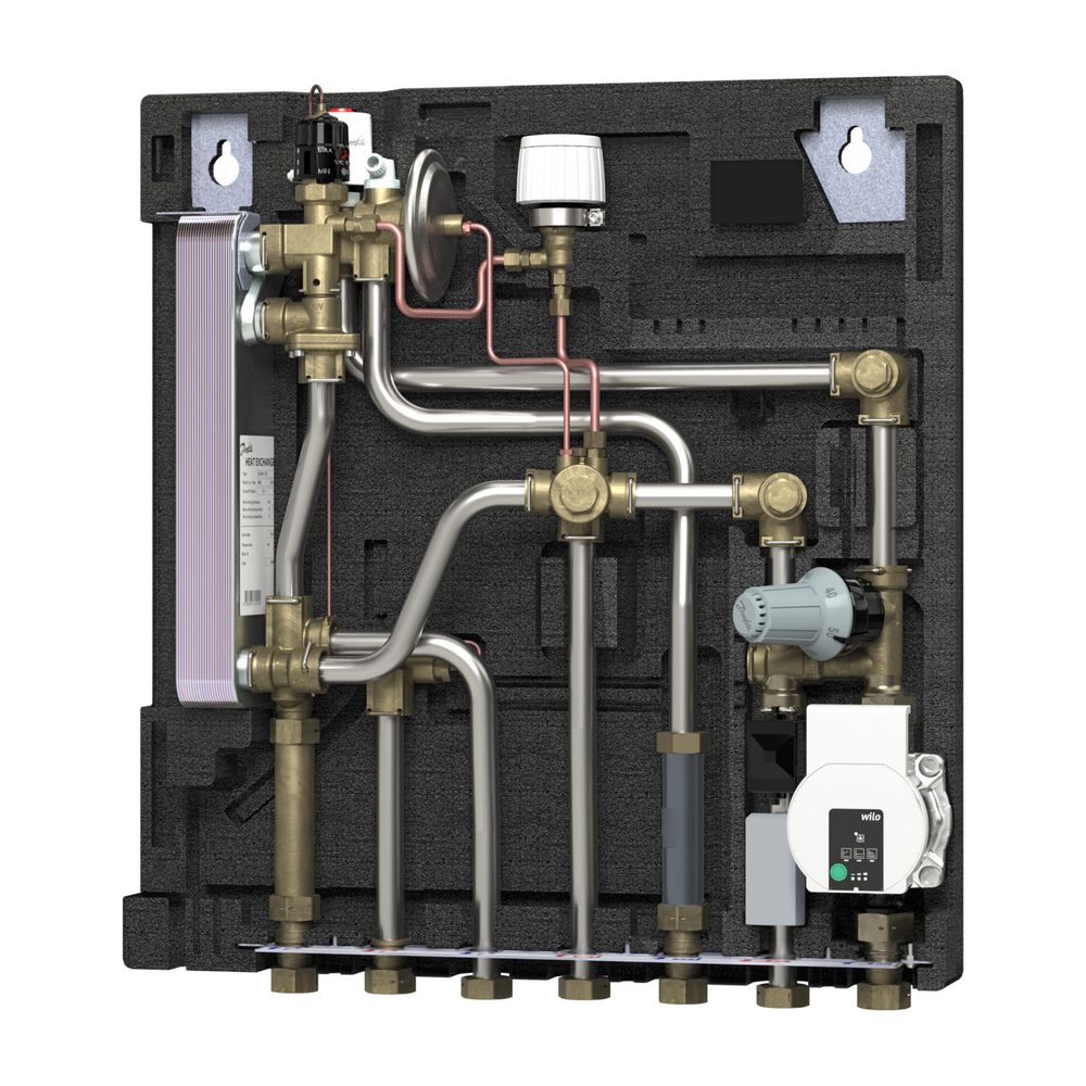 Danfoss Wohnungsstation Evoflat MSS 3, NT-Heizung, 55kW, Dämmhaube, Hygiene Temperatu... DANFOSS-145B1922 5702424653552 (Abb. 4)