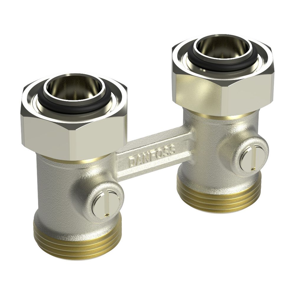 Danfoss Universalverschraubung RLV-KB für Ventil-Heizkörper, Heizkörper G 3/4", Durch... DANFOSS-003L0391 5714279001518 (Abb. 2)