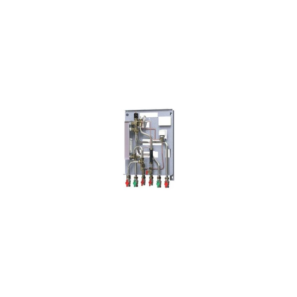 Danfoss Wohnungsstation EvoFlat Reno Typ 1, Heizleistung 15kW, TWW-Leistung 55kW, 230... DANFOSS-145B4102 5702428681179 (Abb. 2)