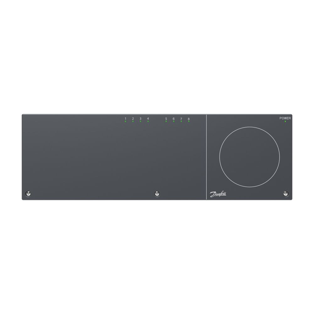 Danfoss Hauptregler Icon, 230V Anschluss, für maximal 8 Thermostate, 14 Ausgänge, 088... DANFOSS-088U1040 5715162158098 (Abb. 4)
