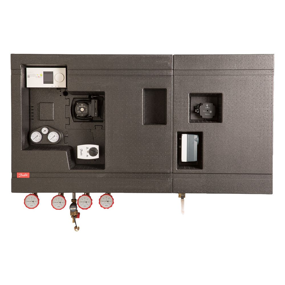 Danfoss Hausstation Compact 28 VVX-FI 1-2, Heizleistung 57kW, TWW-Leistung 98kW... DANFOSS-144H3874 5715628305363 (Abb. 3)