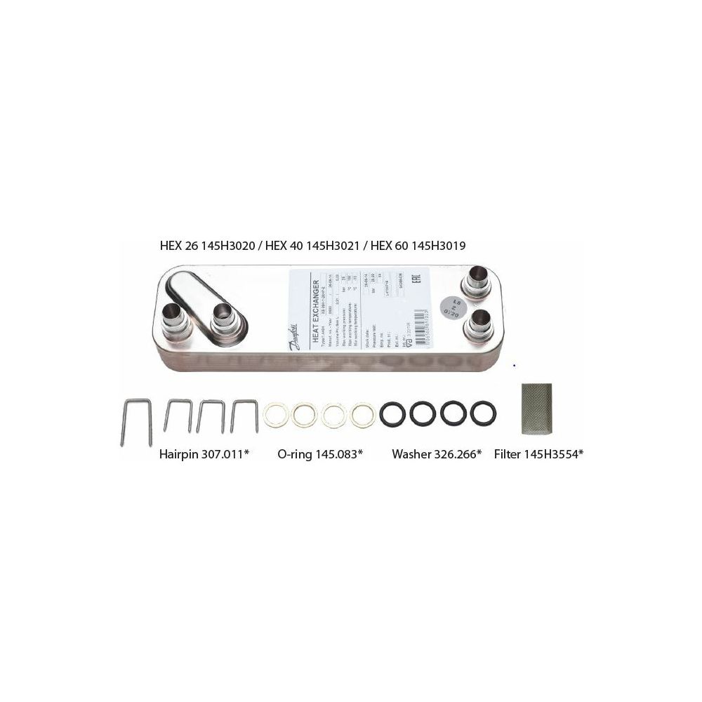 Danfoss Service Kit HEX StS 40, für Complete, 145H4752... DANFOSS-145H4752 5702424654634 (Abb. 2)
