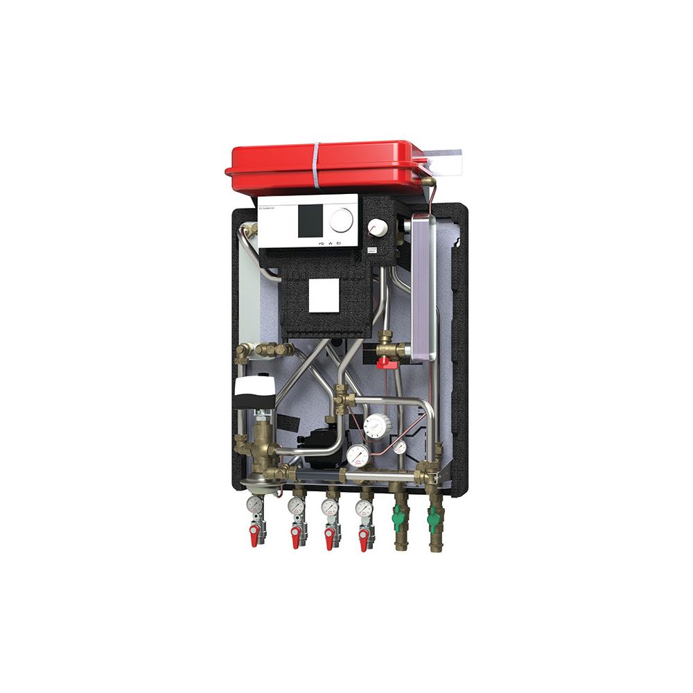 Danfoss Hausstation Akva Lux II VXe H1W2, Heizleistung 20kW, TWW-Leistung 55kW, mit A... DANFOSS-145F0591 5702424536398 (Abb. 4)