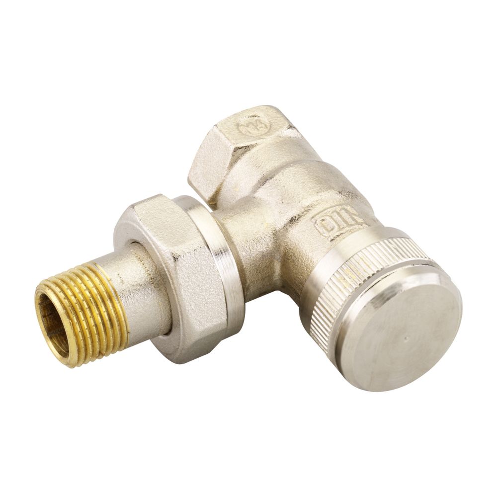 Danfoss Rücklaufverschraubung RLV 10, R 3/8", Eckausführung, vernickelt, 003L0141... DANFOSS-003L0141 5702420030975 (Abb. 5)