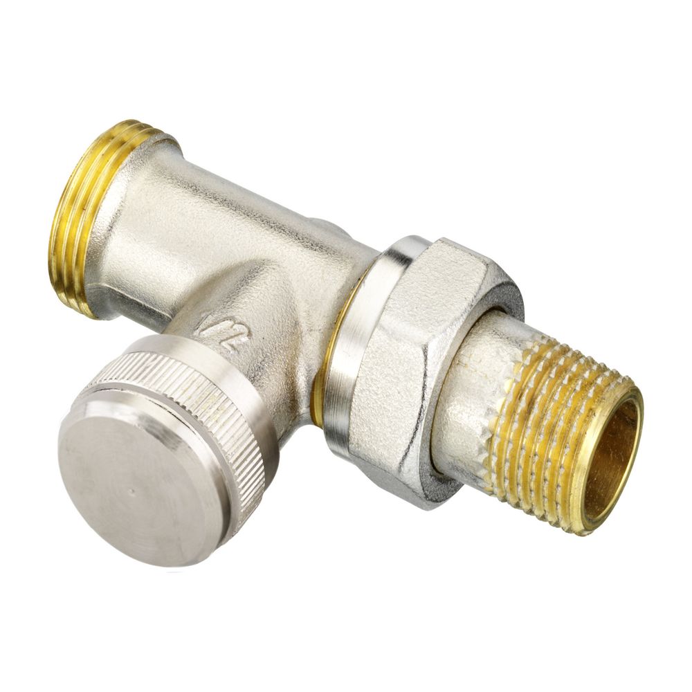 Danfoss Rücklaufverschraubung RLV 15, G 3/4" AG, Durchgangsausführung vernickelt, 003... DANFOSS-003L0364 5702420048369 (Abb. 4)