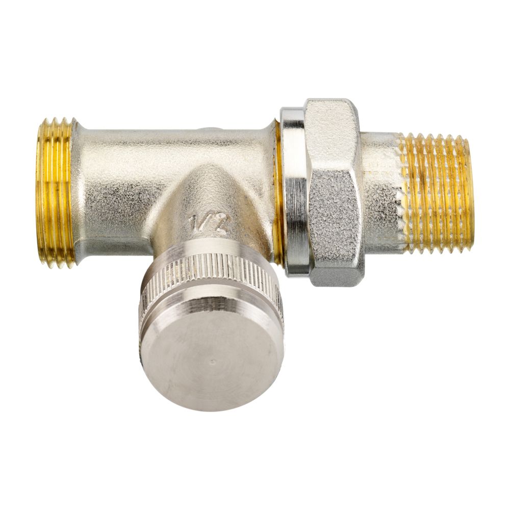 Danfoss Rücklaufverschraubung RLV 15, G 3/4" AG, Durchgangsausführung vernickelt, 003... DANFOSS-003L0364 5702420048369 (Abb. 2)