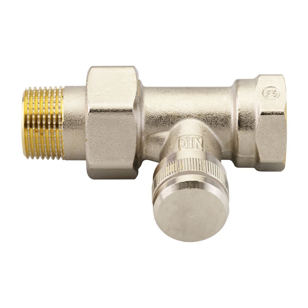 Danfoss Rücklaufverschraubung RLV 20, R 3/4", Durchgangsausführung, vernickelt, 003L0... DANFOSS-003L0146 5702420031026 (Abb. 4)