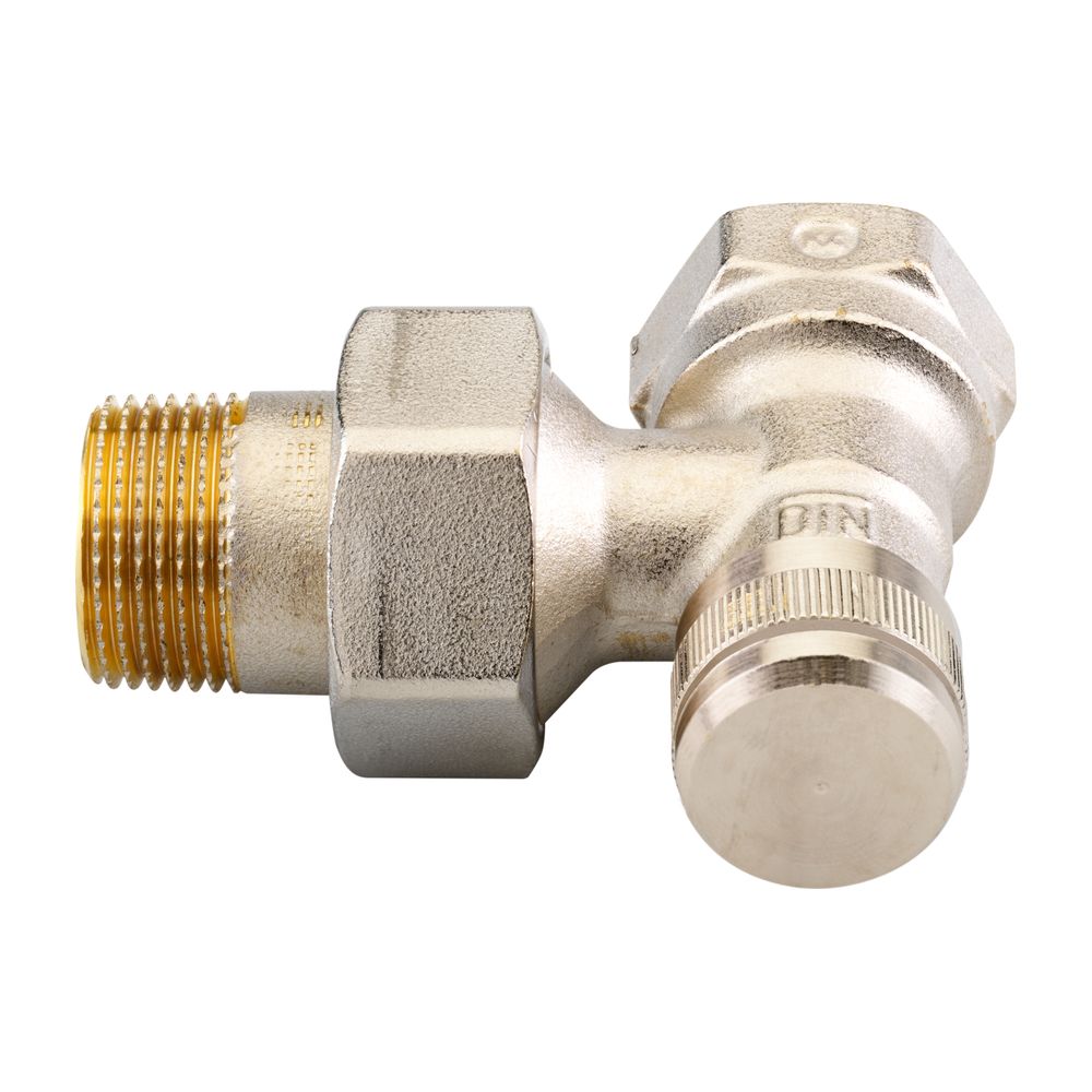 Danfoss Rücklaufverschraubung RLV 20, R 3/4", Eckausführung, vernickelt, 003L0145... DANFOSS-003L0145 5702420031019 (Abb. 2)