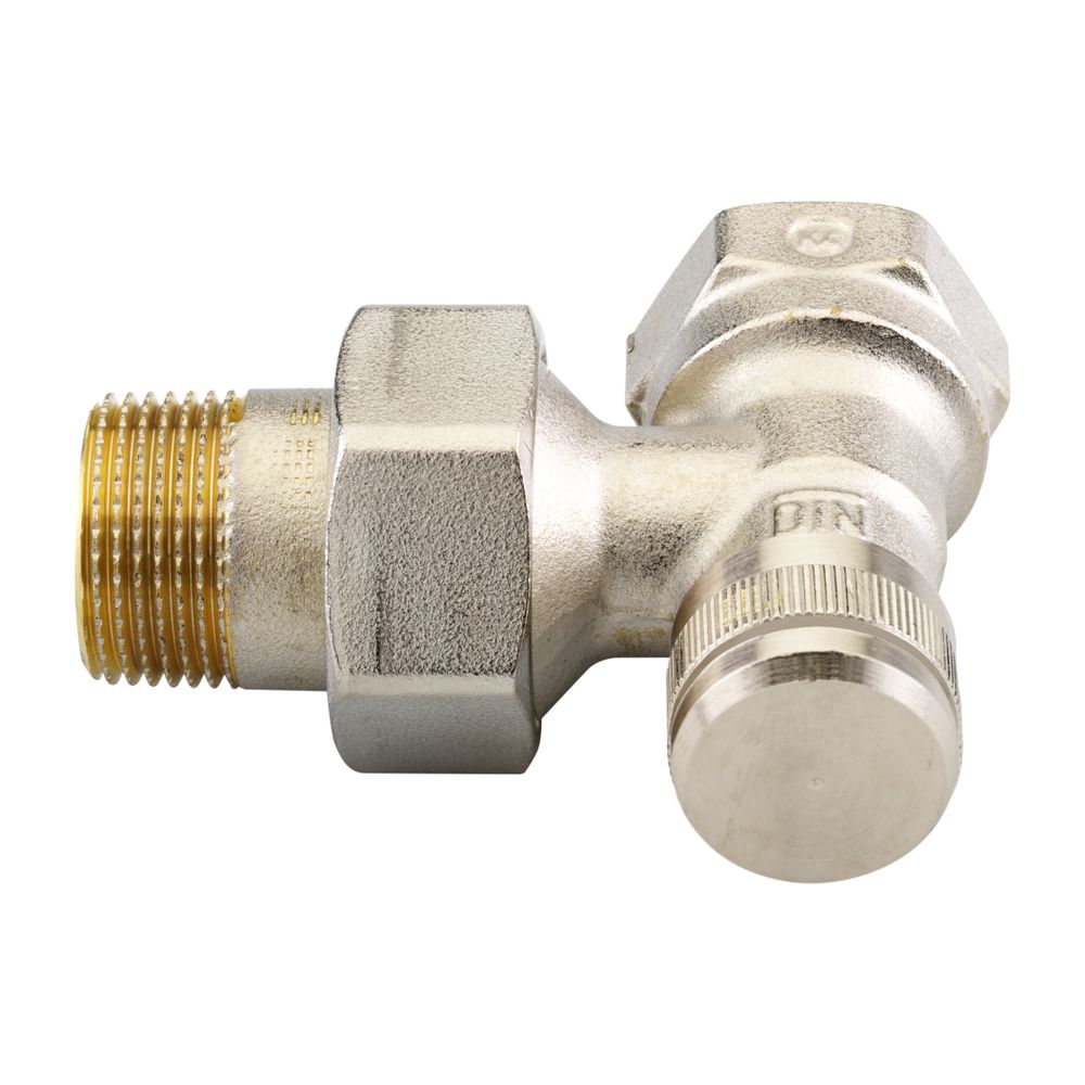 Danfoss Rücklaufverschraubung RLV 20, R 3/4", Eckausführung, vernickelt, 003L0145... DANFOSS-003L0145 5702420031019 (Abb. 5)