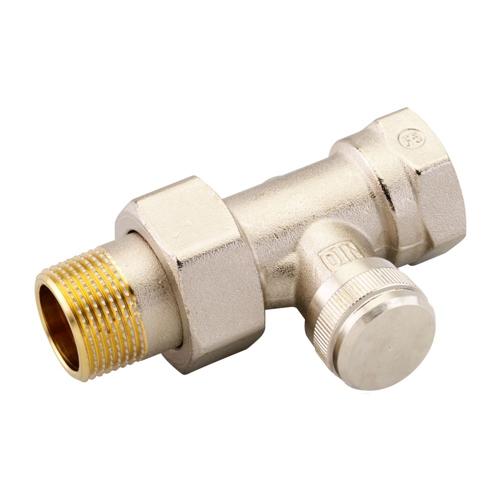 Danfoss Rücklaufverschraubung RLV 20, R 3/4", Durchgangsausführung, vernickelt, 003L0... DANFOSS-003L0146 5702420031026 (Abb. 3)