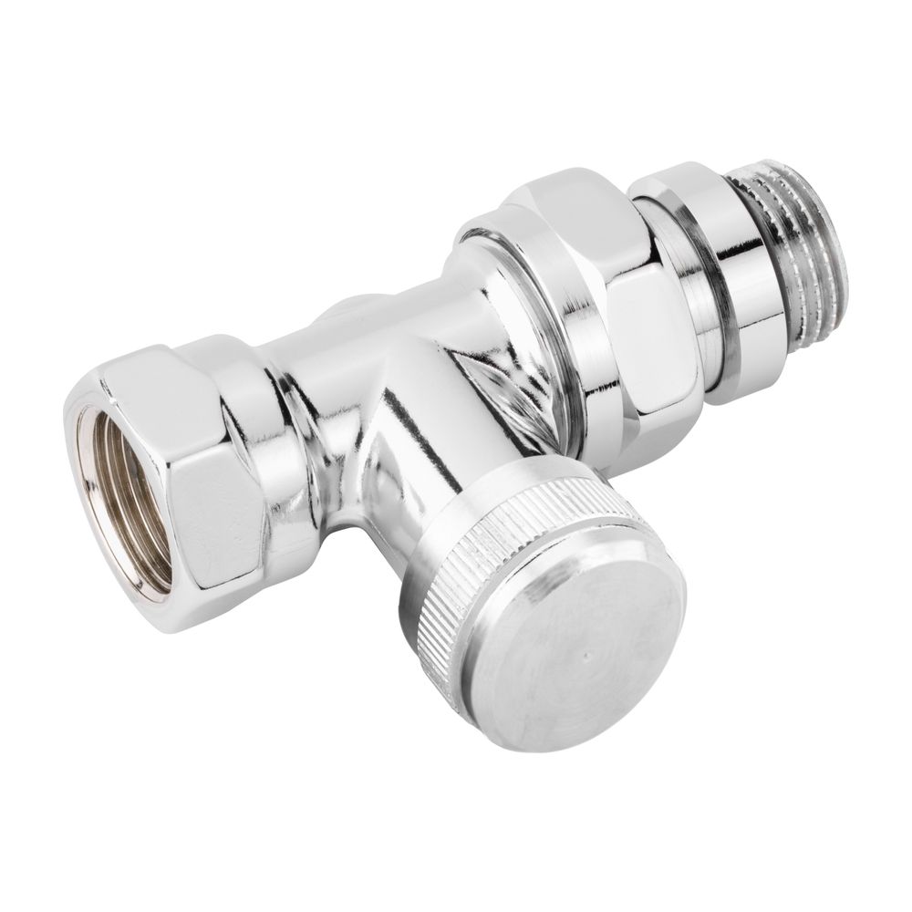 Danfoss Rücklaufverschraubung RLV-CX 15, R 1/2", Durchgangsausführung, verchromt, 003... DANFOSS-003L0274 5702420069807 (Abb. 2)