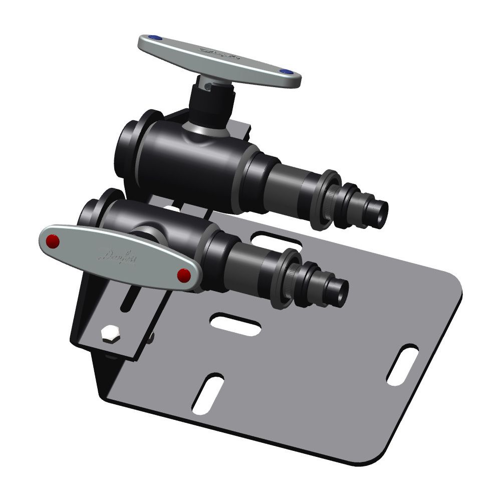Danfoss Kugelhahn JIP-IP, DN 20, PN 40, Kvs 15m3/h, TWD, Rp 3/4" und CuFlex 18 Logsto... DANFOSS-065N7017 5702428668316 (Abb. 2)