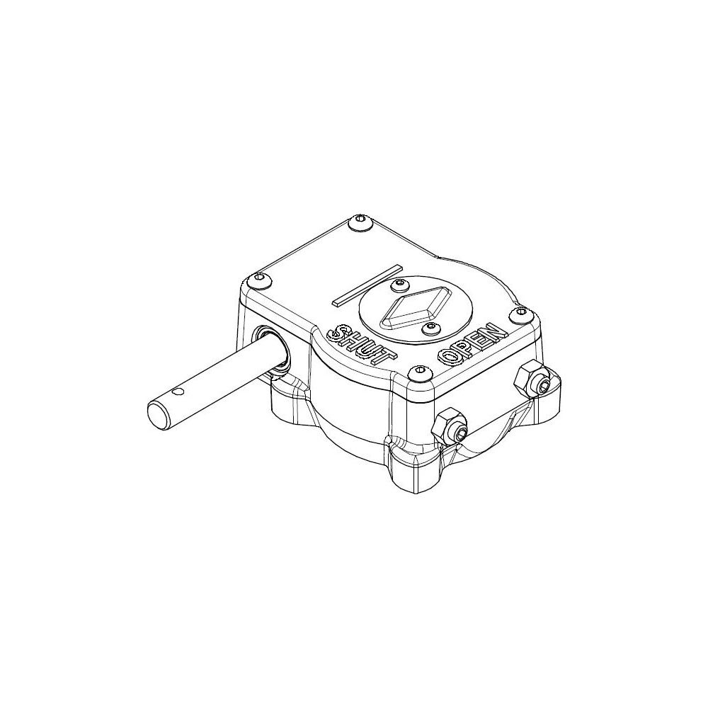 Danfoss Schneckenradgetriebe JIP voller Durchgang, DN 100-150, 065N0685... DANFOSS-065N0685 5710104513652 (Abb. 2)