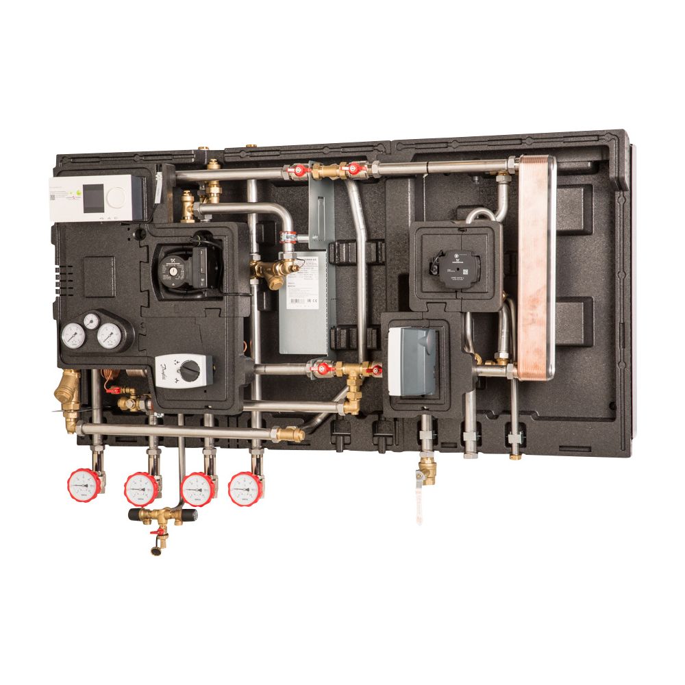 Danfoss Hausstation Compact 28 VVX-FI 1-2, Heizleistung 57kW, TWW-Leistung 98kW... DANFOSS-144H3874 5715628305363 (Abb. 2)