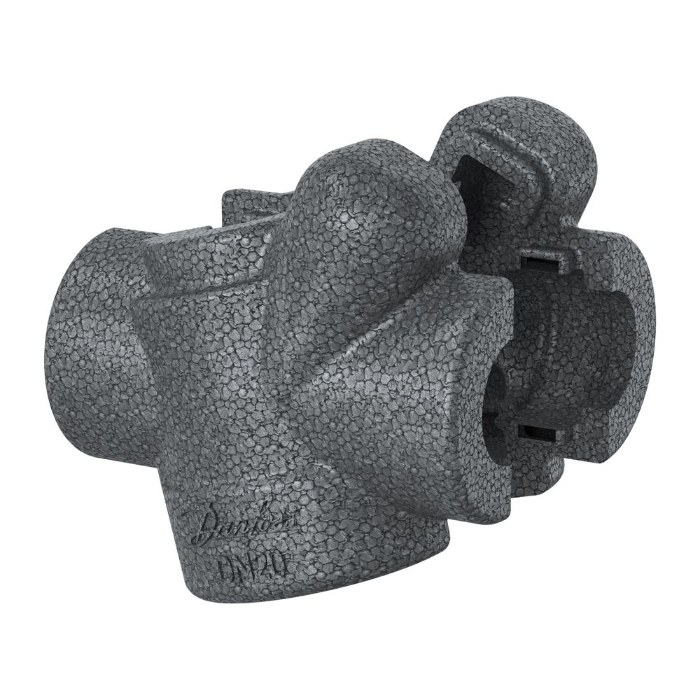 Danfoss EPP-Isolierschale Grau, AB-QM 4.0, DN 15, 120 Grad C, EPP, 003Z7810... DANFOSS-003Z7810 5702424592868 (Abb. 2)
