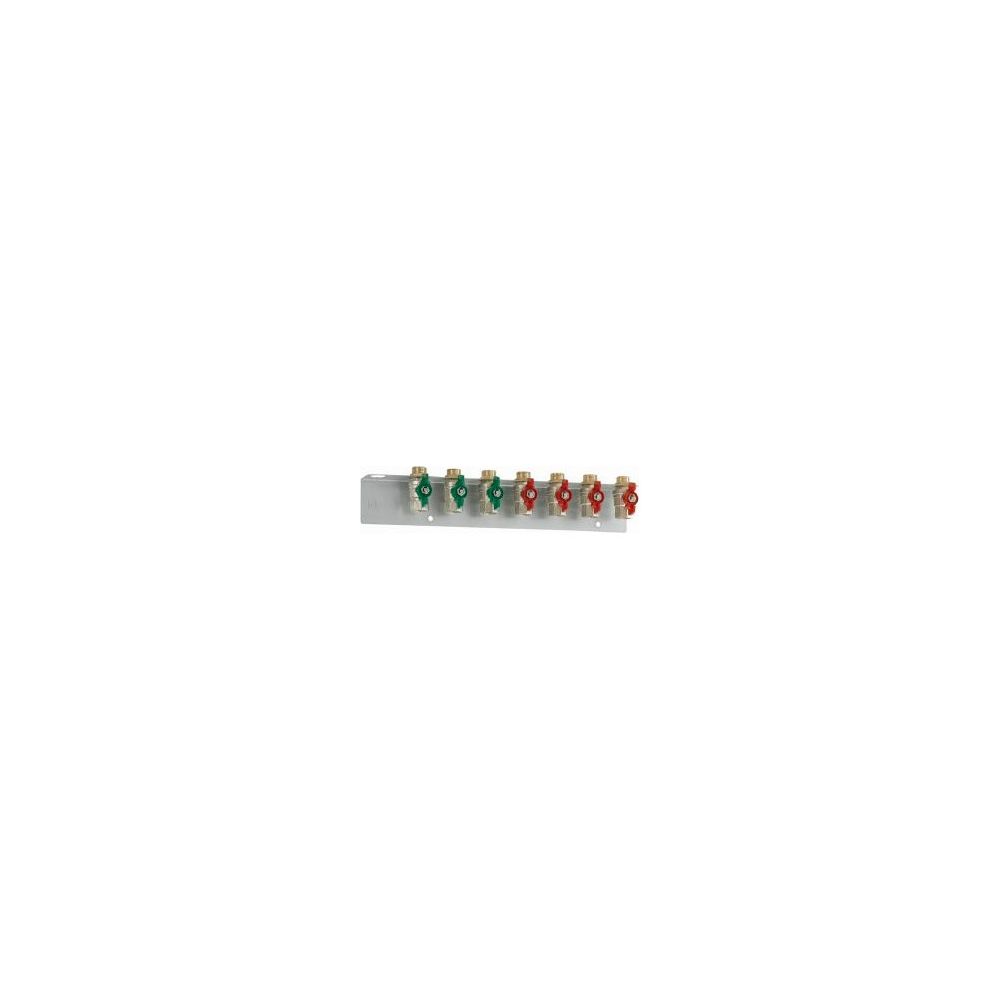 Danfoss Montageschiene für Wohnungsstation, inklusive 5 Kugelhähne 3/4" x 76mm, IG/AG... DANFOSS-145H4537 5702428525701 (Abb. 2)