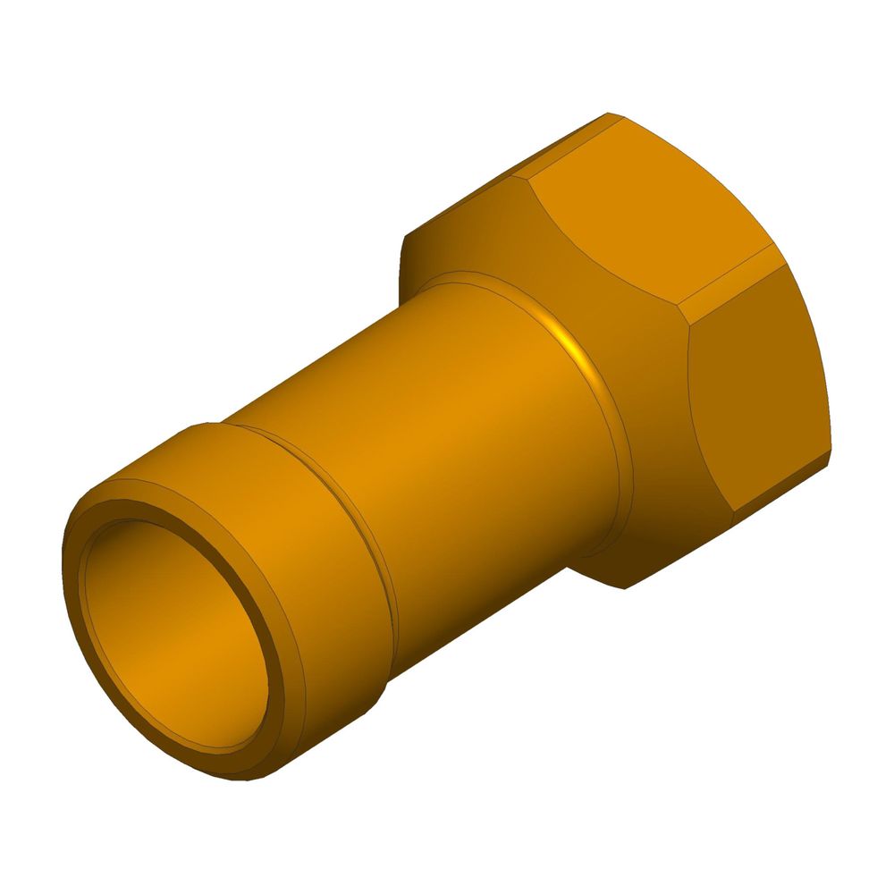 Danfoss Wärmezähler-Zubehör Verlängerungsstück DN 20 xG1 L60... DANFOSS-014U1957 5702425133749 (Abb. 2)