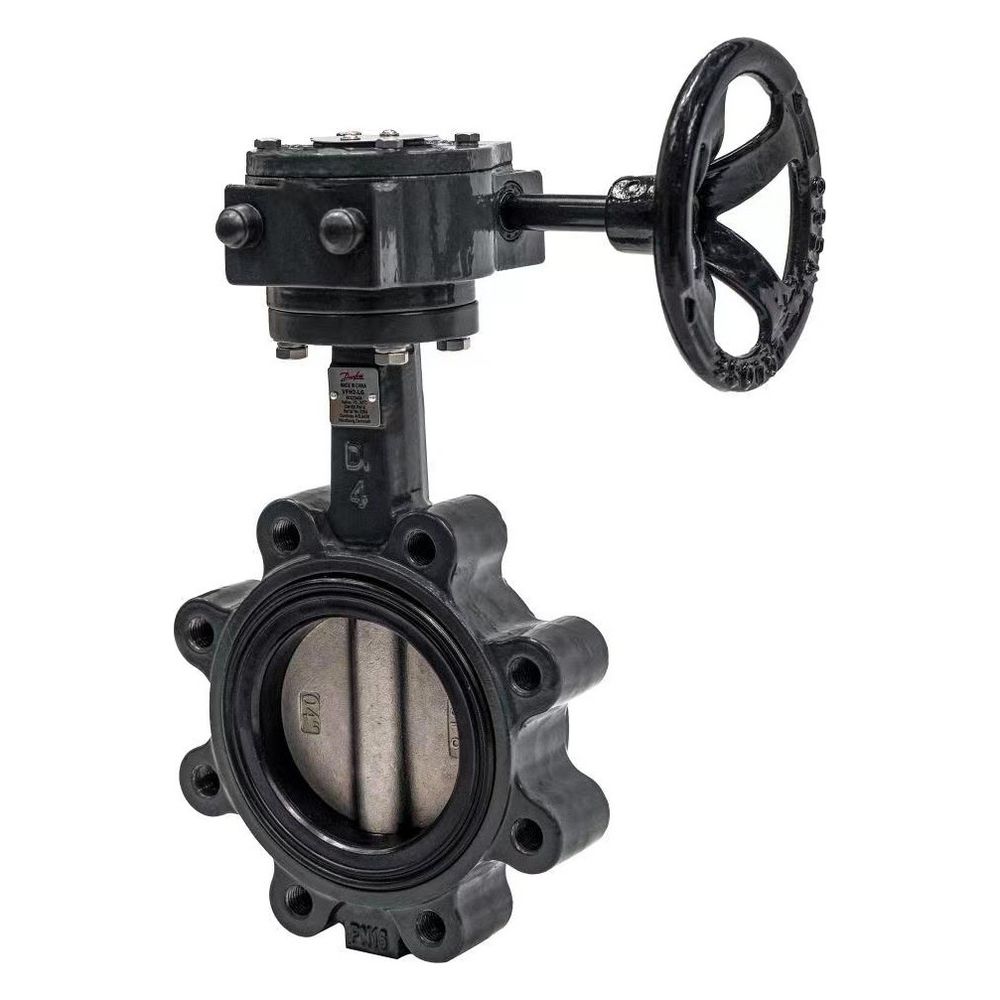 Danfoss Hand-Absperrklappe VFH2-LG, DN 125, PN 16, Kvs 874m3/h, Endflansch, Schnecken... DANFOSS-003Z5407 5715162466605 (Abb. 3)