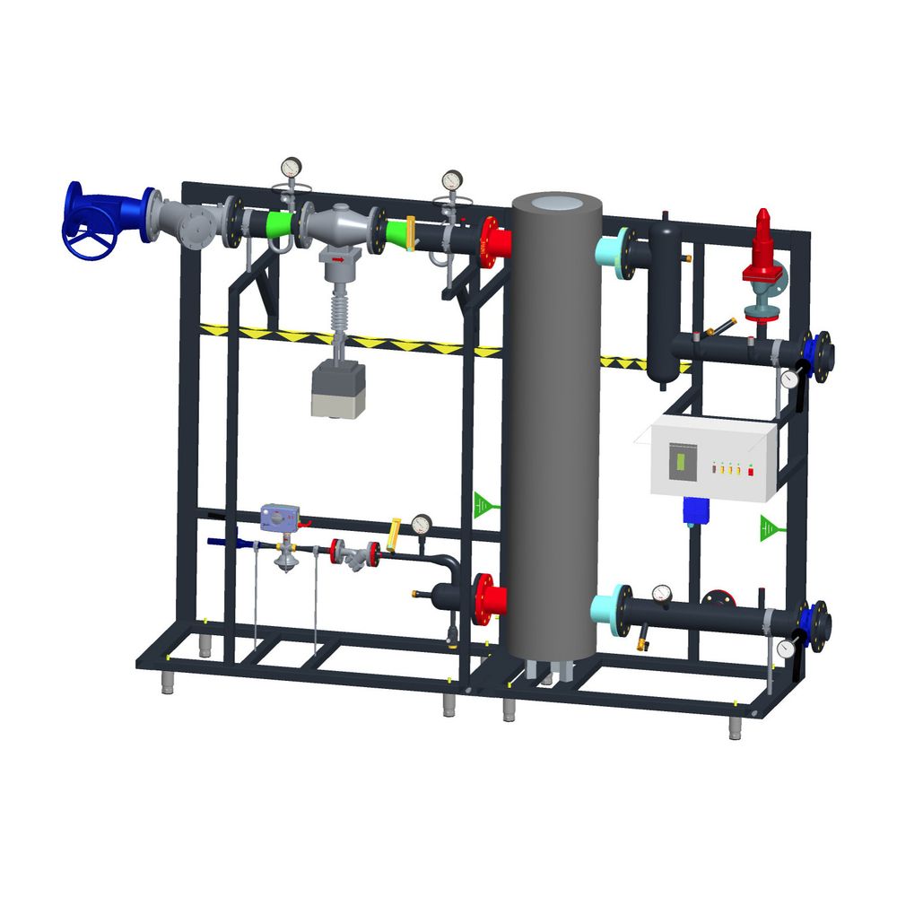 Danfoss Dampf-Übergabestation, DSS1 IT 080-080-0000 -MD, maximal Massenstr. ca. 600 k... DANFOSS-004X6284 5715162698143 (Abb. 2)