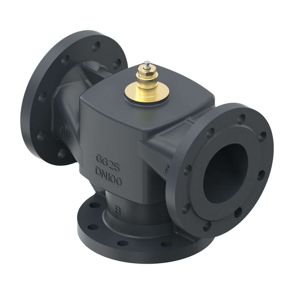 Danfoss 3-Wege-Mischventil VF 3, DN 100, Kvs 145,0m3/h, PN 16, Grauguss GG-25, 065B16... DANFOSS-065B1685 5702421510933 (Abb. 5)