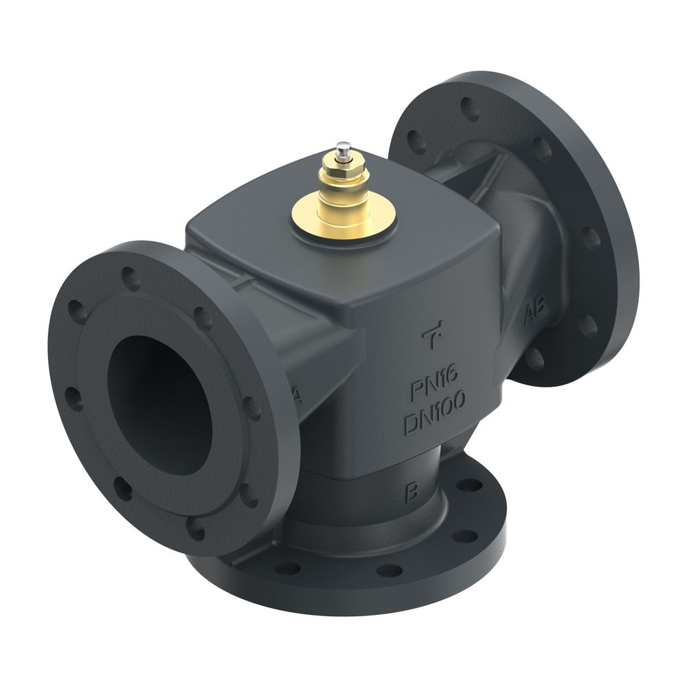 Danfoss 3-Wege-Mischventil VF 3, DN 100, Kvs 145,0m3/h, PN 16, Grauguss GG-25, 065B16... DANFOSS-065B1685 5702421510933 (Abb. 3)