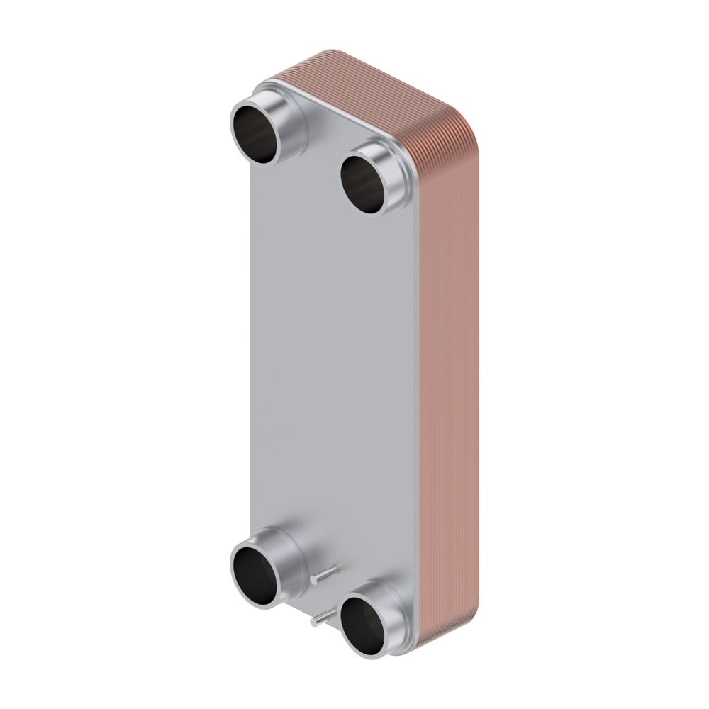 Danfoss Plattenwärmeübertrager SL140TM-S, 90 Platten, 2 1/2" AG, 25 bar, kupfergelöte... DANFOSS-079U6159 5702425169625 (Abb. 5)