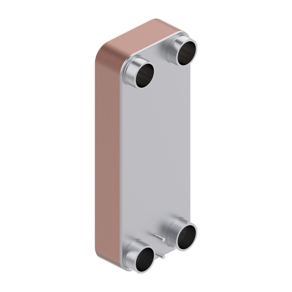 Danfoss Plattenwärmeübertrager SL140TM-S, 90 Platten, 2 1/2" AG, 25 bar, kupfergelöte... DANFOSS-079U6159 5702425169625 (Abb. 2)