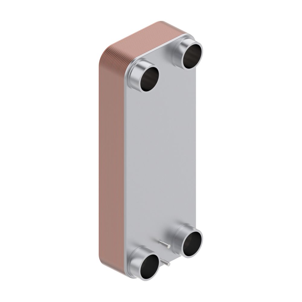 Danfoss Plattenwärmeübertrager SL140TM-S, 90 Platten, 2 1/2" AG, 25 bar, kupfergelöte... DANFOSS-079U6159 5702425169625 (Abb. 6)