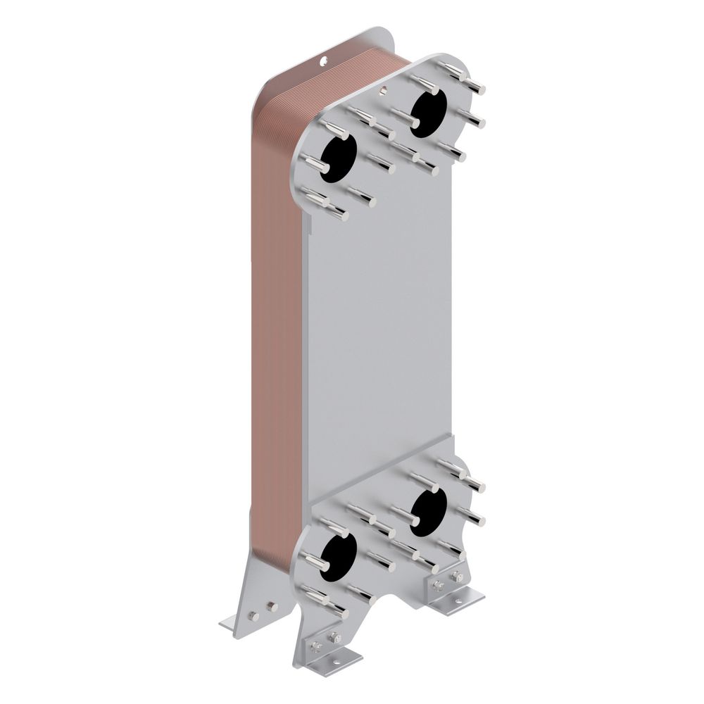 Danfoss Plattenwärmeübertrager SL333TK, 120 Platten, 25 bar, kupfergelötet, 079U8227... DANFOSS-079U8227 5702425154584 (Abb. 6)