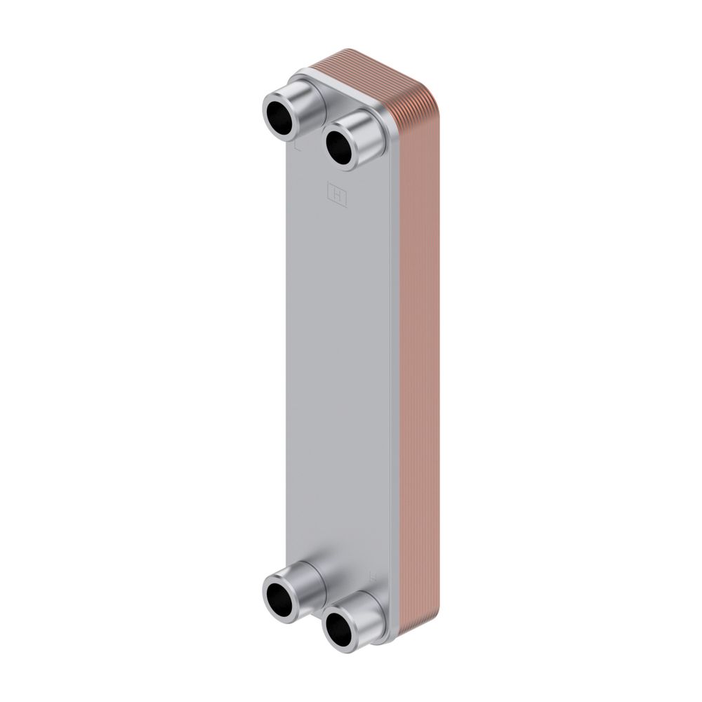 Danfoss Microchannel-Wärmeübertrager, 10 Platten, 10 bar, G 3/4" AG, rostfreier Stahl... DANFOSS-079G1659 5715162231999 (Abb. 4)