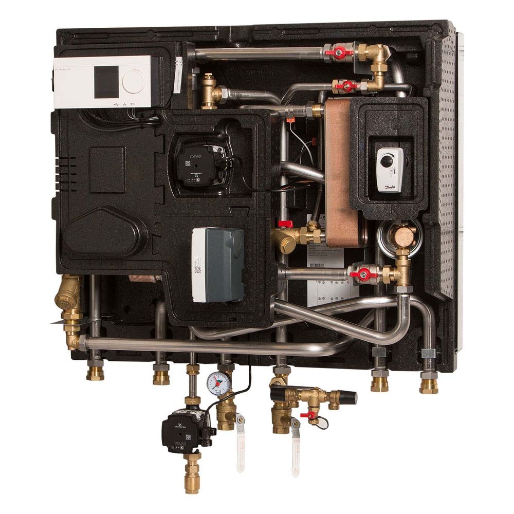 Danfoss Hausstation Compact 28 MS VVX-FI 1-1, Heizleistung 32kW, TWW-Leistung 98kW, T... DANFOSS-144H3927 5715628304809 (Abb. 3)