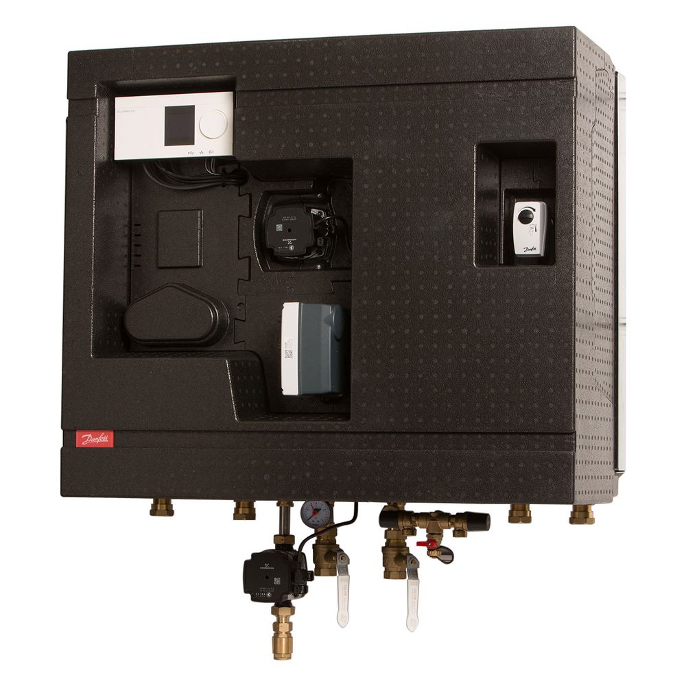 Danfoss Hausstation Compact 28 MS VVX-FI 1-1, Heizleistung 32kW, TWW-Leistung 98kW, T... DANFOSS-144H3927 5715628304809 (Abb. 4)