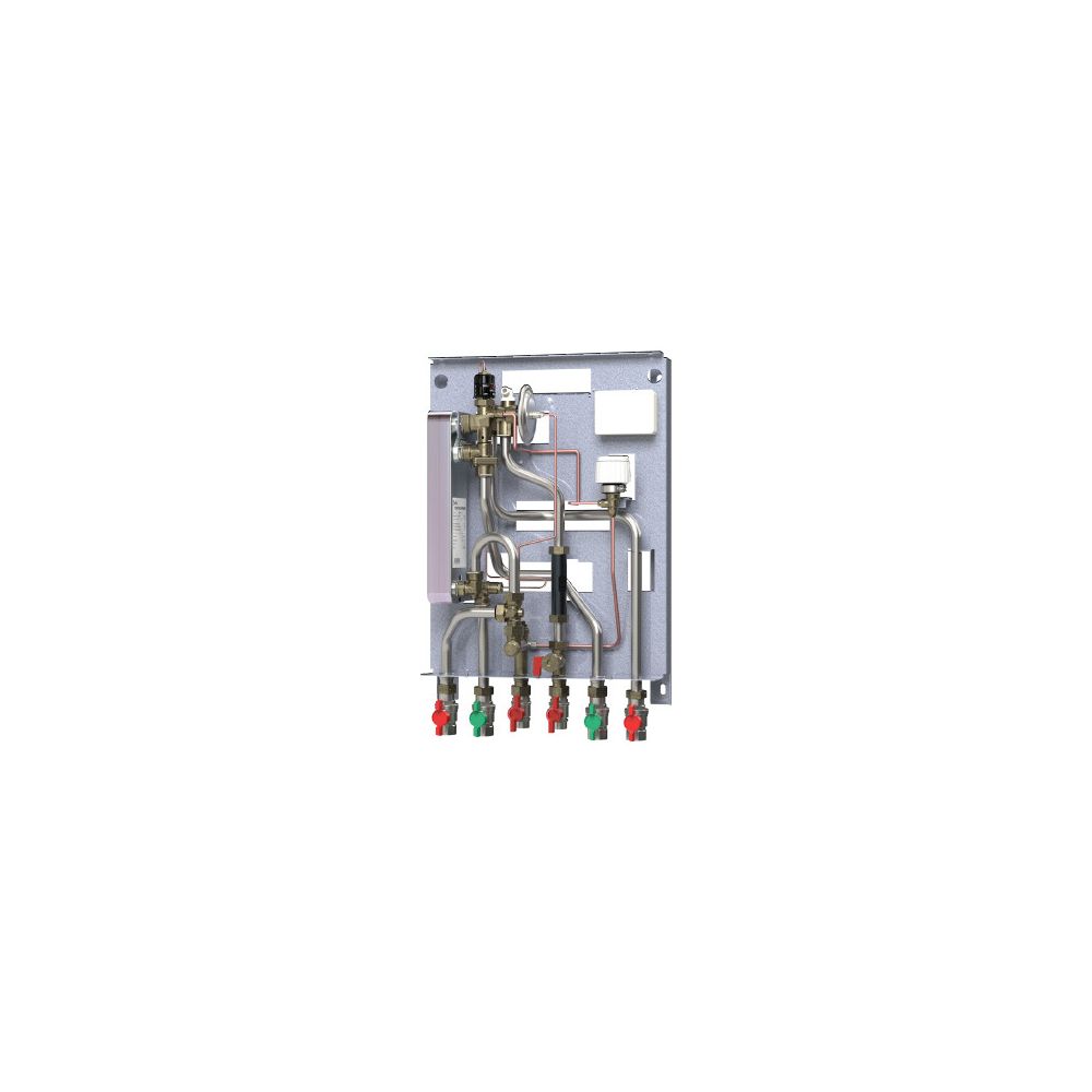 Danfoss Wohnungsstation EvoFlat Reno 2.0 Typ 3, 34-51kW, 12,5-18,3l/min, VL 55-65 Gra... DANFOSS-145B4212 5715162696101 (Abb. 2)