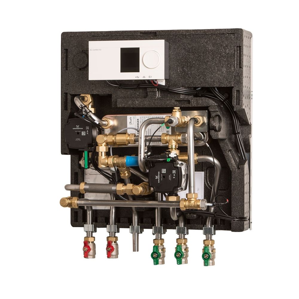 Danfoss Durchlauferhitzer Termix FLS Mini ECL 310, TWW-Leistung, 77kW, kupfergelötet... DANFOSS-144H3489 5715628007427 (Abb. 2)
