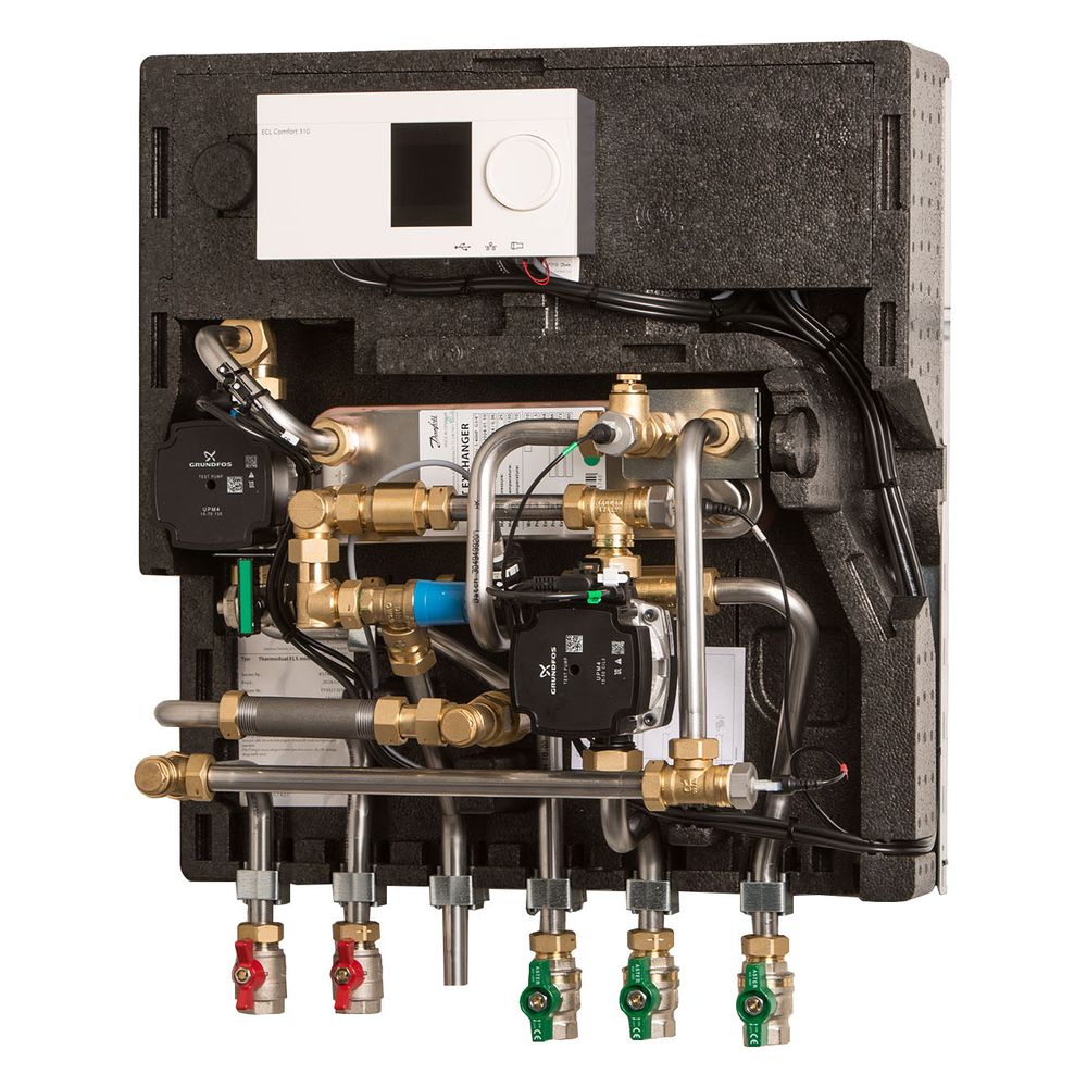 Danfoss Durchlauferhitzer Termix FLS Mini ECL 310, TWW-Leistung, 77kW, kupfergelötet... DANFOSS-144H3489 5715628007427 (Abb. 4)