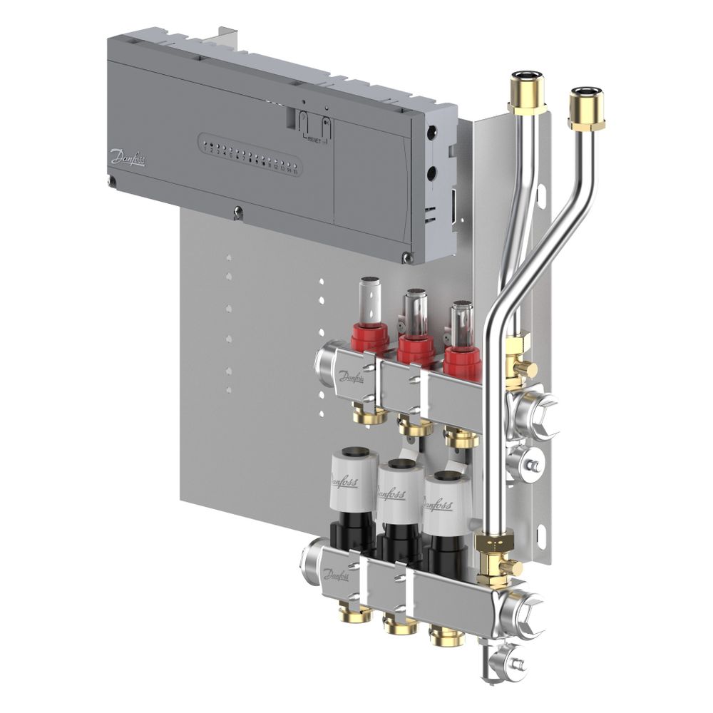 Danfoss Heizkreisverteiler SGCi, mit 3 Heizkreisen und Hauptregler Icon2 230V, für Wo... DANFOSS-145H1943 5715162905715 (Abb. 4)