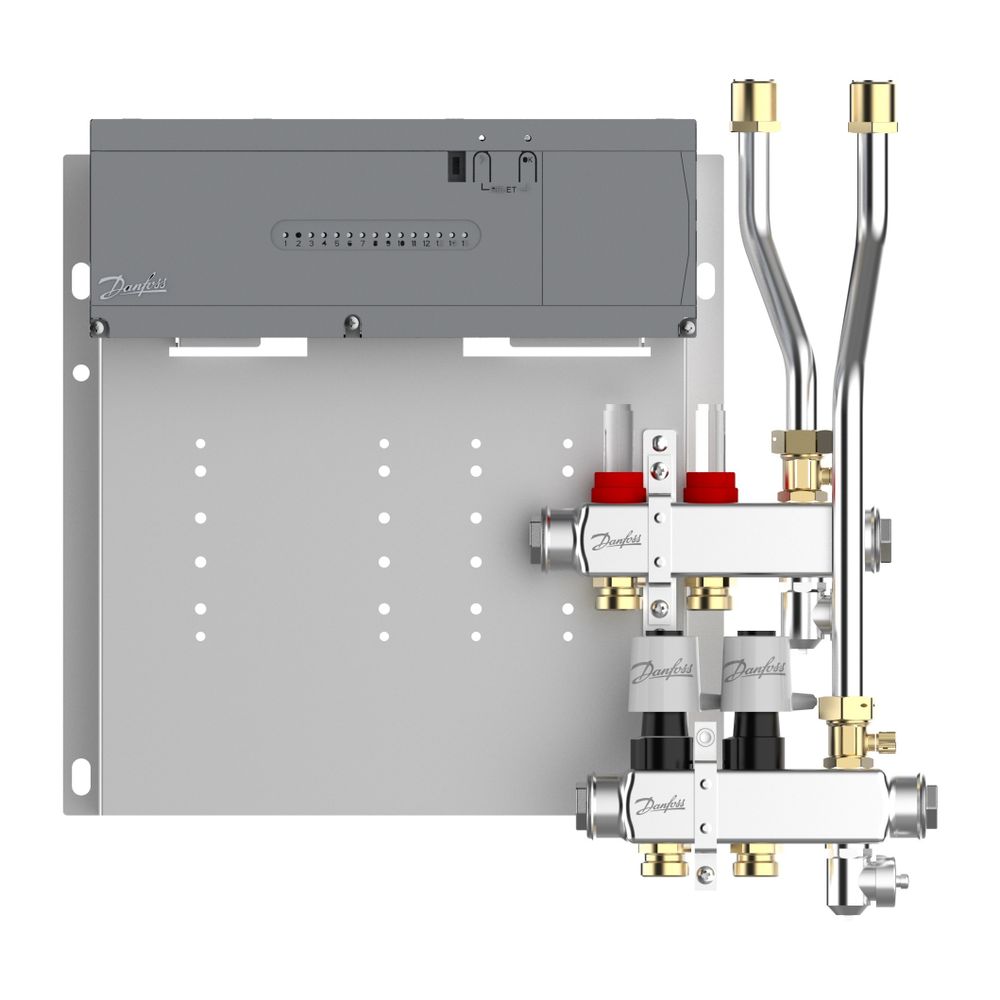 Danfoss Heizkreisverteiler SGCi, mit 2 Heizkreisen und Hauptregler Icon2 230V, für Wo... DANFOSS-145H1942 5715162905708 (Abb. 2)