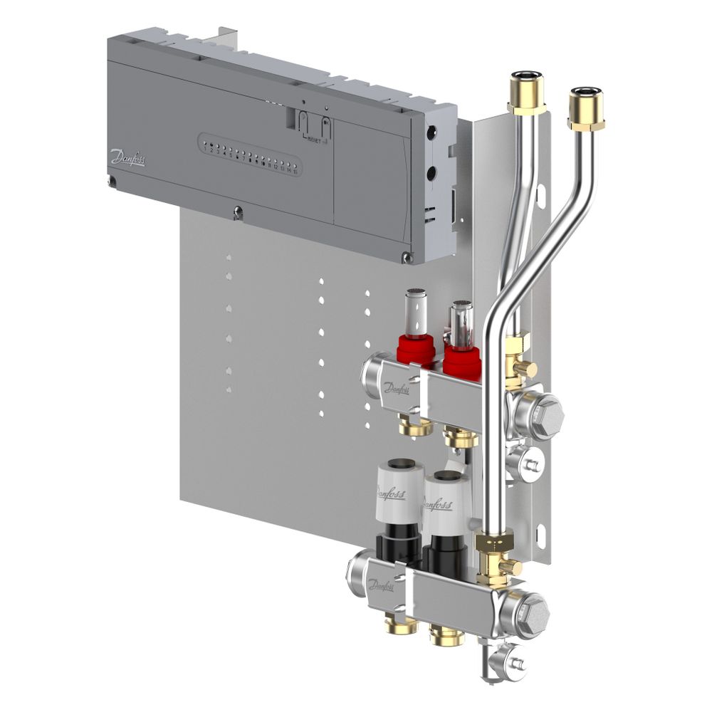 Danfoss Heizkreisverteiler SGCi, mit 2 Heizkreisen und Hauptregler Icon2 230V, für Wo... DANFOSS-145H1942 5715162905708 (Abb. 6)