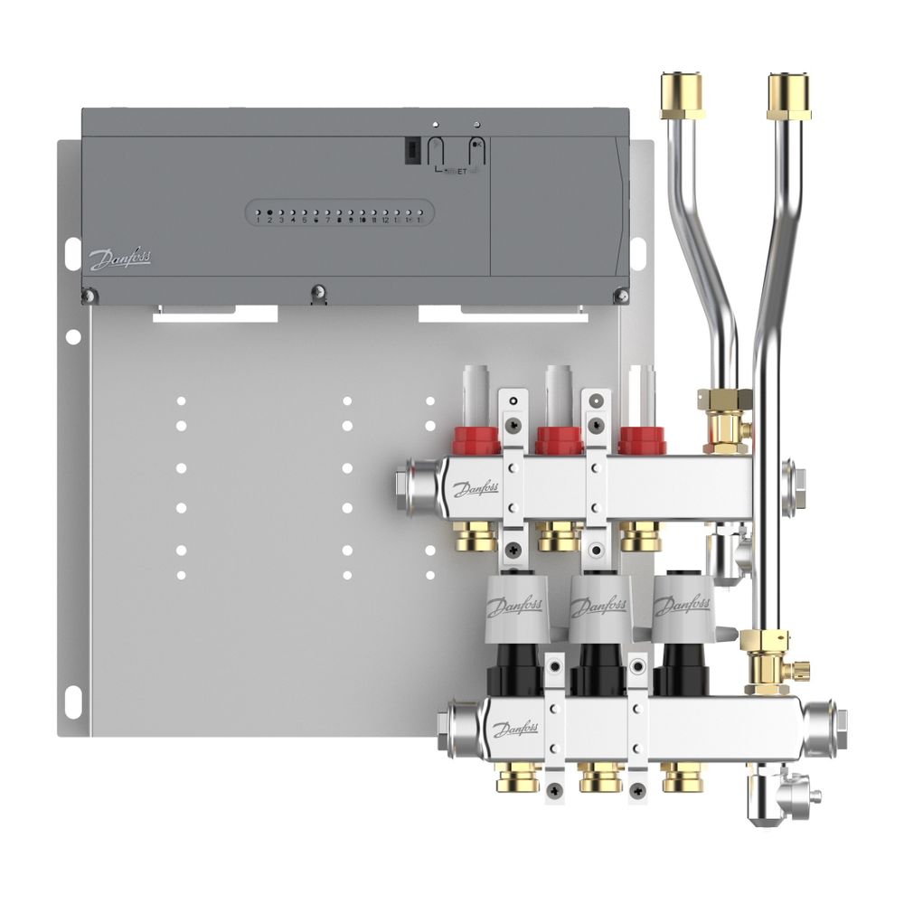 Danfoss Heizkreisverteiler SGCi, mit 3 Heizkreisen und Hauptregler Icon2 230V, für Wo... DANFOSS-145H1943 5715162905715 (Abb. 3)