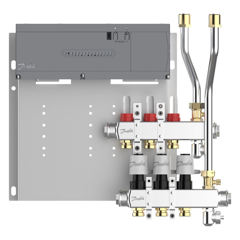 Danfoss Heizkreisverteiler SGCi, mit 3 Heizkreisen und Hauptregler Icon2 230V, für Wo... DANFOSS-145H1943 5715162905715 (Abb. 6)