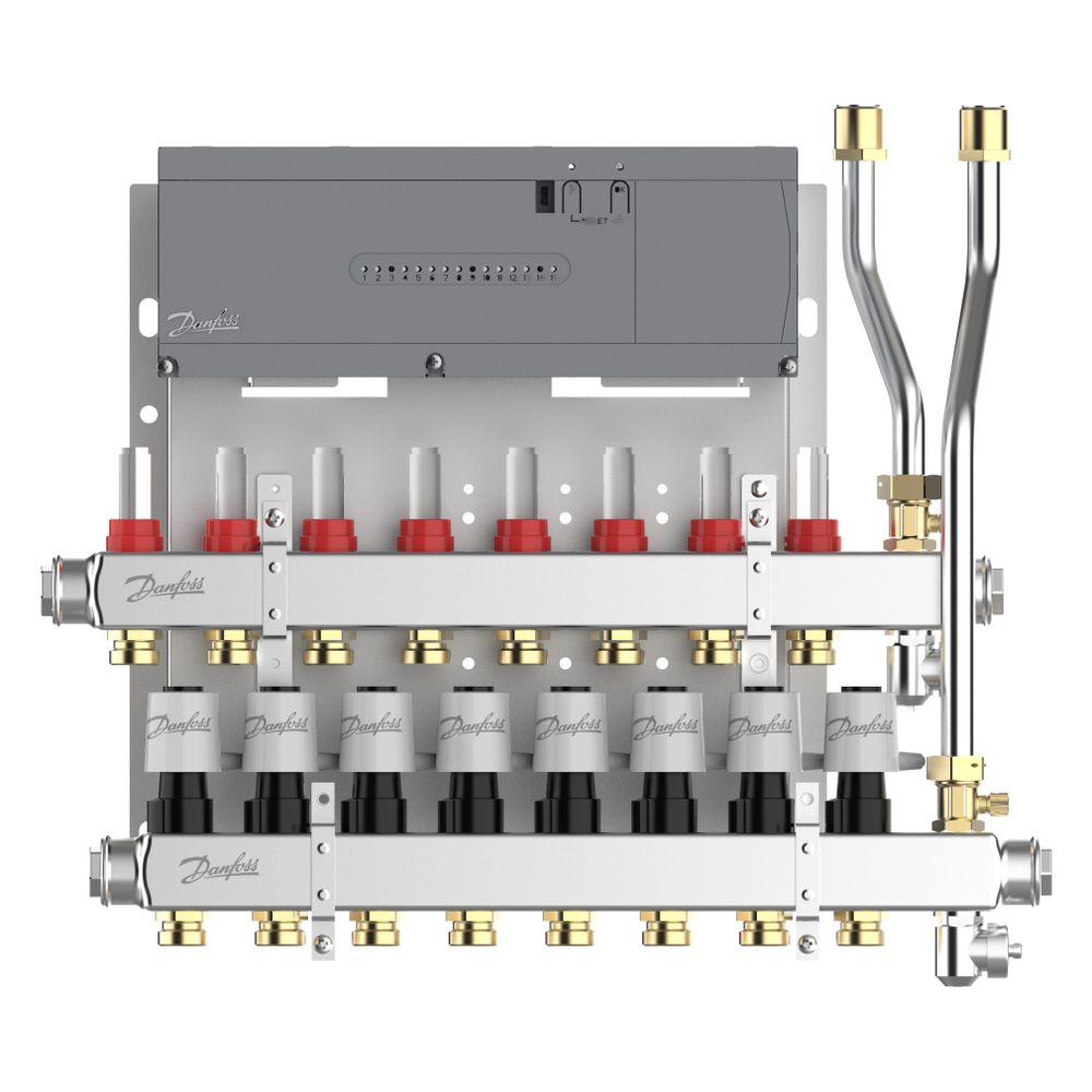 Danfoss Heizkreisverteiler SGCi, mit 8 Heizkreisen und Hauptregler Icon2 230V, für Wo... DANFOSS-145H1948 5715162905760 (Abb. 5)