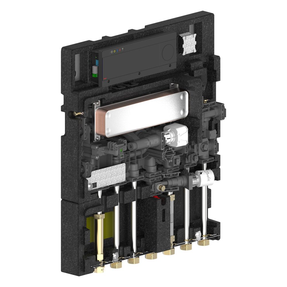 Danfoss Wohnungsstation EvoFlat 4.0 F Typ 3 Pro, 17,4l/min, 95 Grad C, Kupfer, 183B40... DANFOSS-183B4002 5715162687604 (Abb. 7)