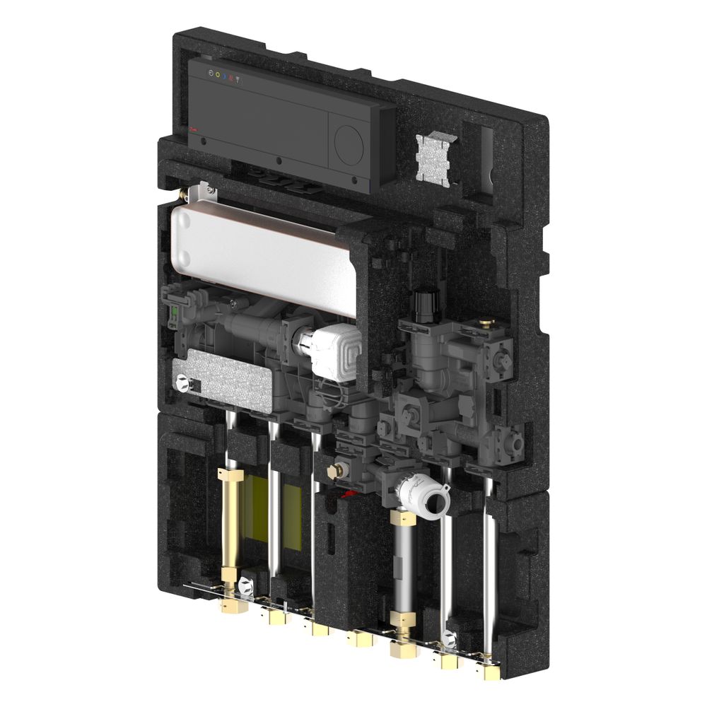 Danfoss Wohnungsstation EvoFlat 4.0 F Typ 3 Pro, 17,4l/min, 95 Grad C, Kupfer, 183B40... DANFOSS-183B4002 5715162687604 (Abb. 3)