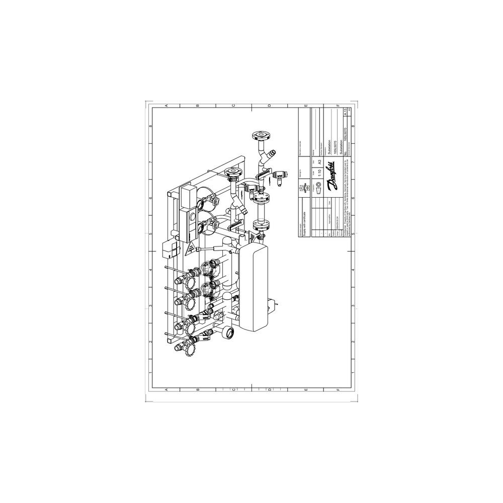 Danfoss Fernwärmestation DSE1 Midi, 20kW, PN 25, Stahl, 165L5070... DANFOSS-165L5070 5715162937792 (Abb. 4)