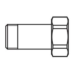 Danfoss Gewindenippel lang, DN 15, Länge 95mm, R 1/2" - Überwurfmutter G 3/4", 003Z31... DANFOSS-003Z3161 5714279193947 (Abb. 1)